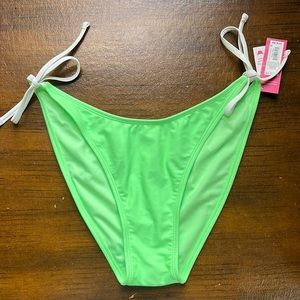 NEW! NWT High Leg, Scoop waist bikini bottoms, XL
